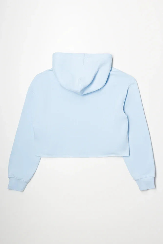 Crop Hoodie Blue (2)