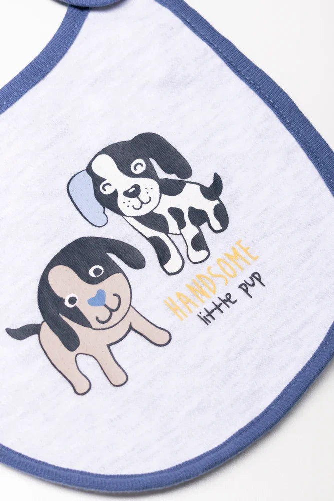 3 Pack Bibs Blue