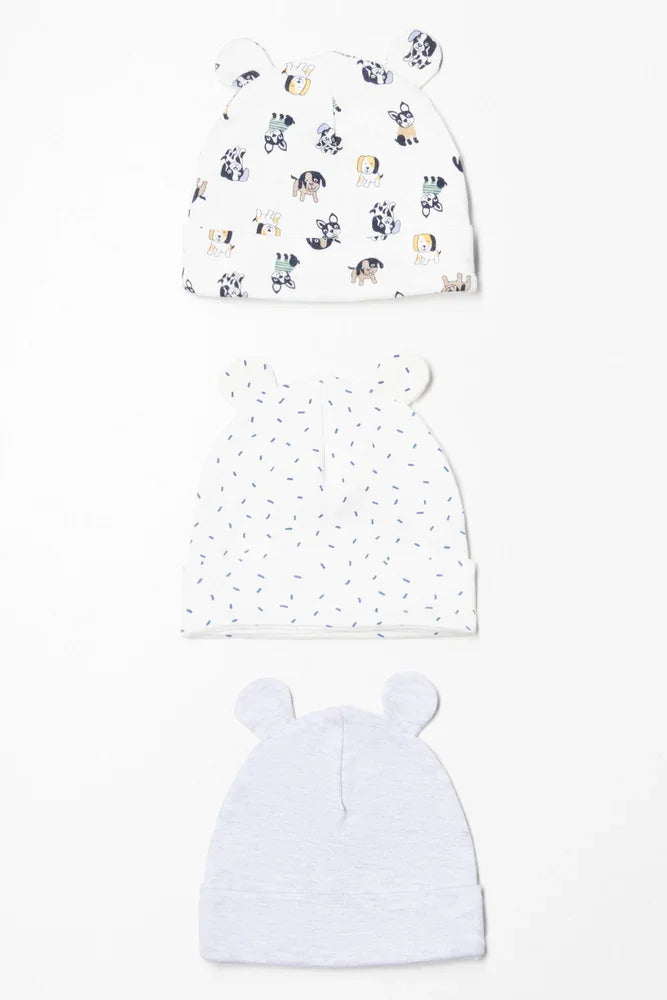 3 Pack Hats Multi