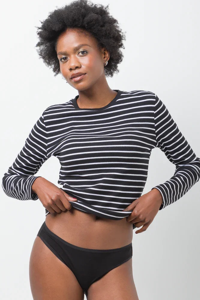 3 Pack Bikini Pink, Natural And Black