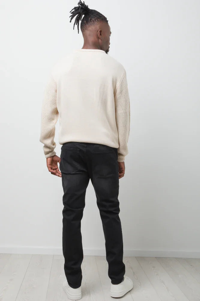 Skinny Denim Jeans Black (3)