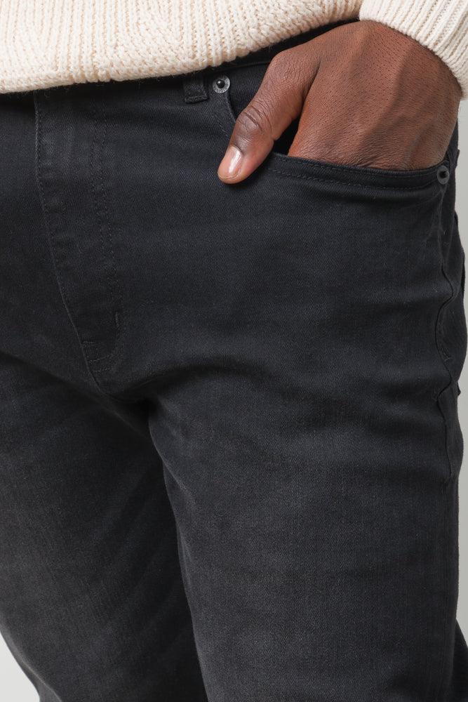 Skinny Denim Jeans Black (4)