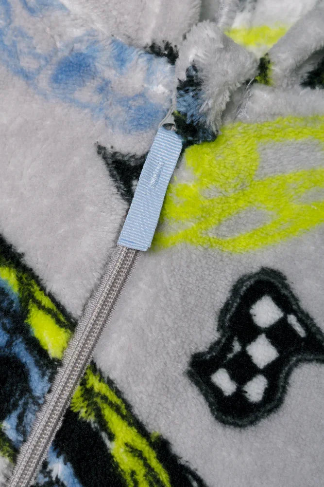 Racing Car Onesie Grey (1)