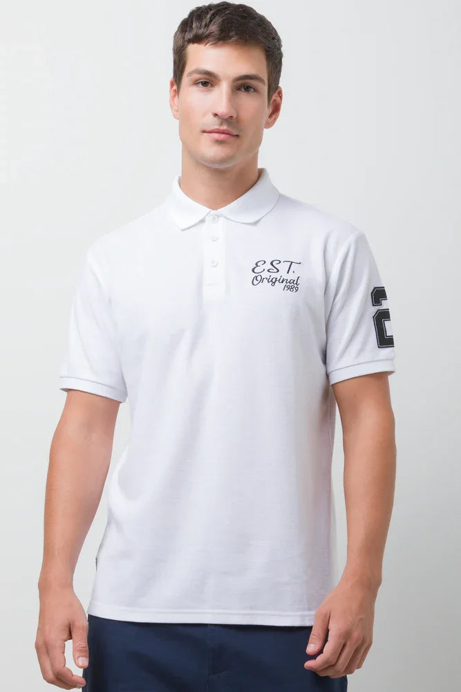 Short Sleeve Golfer White