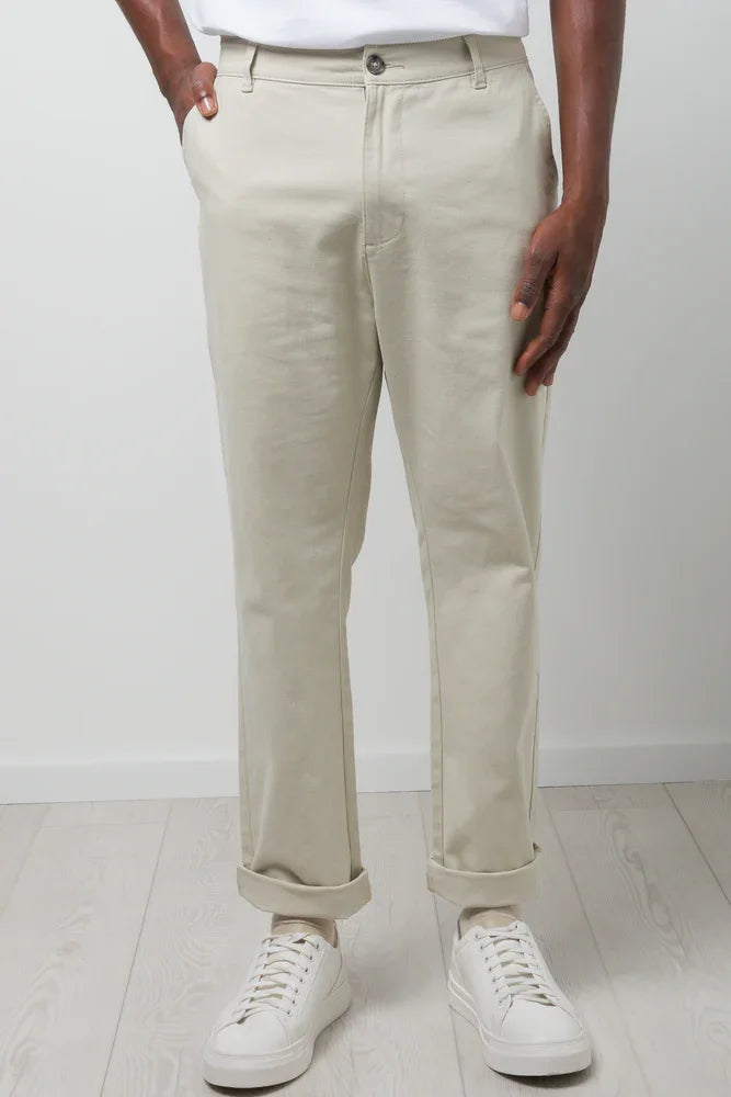 Straight Leg Chino Pants Natural