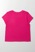 Short Sleeve T-Shirt Pink (2)
