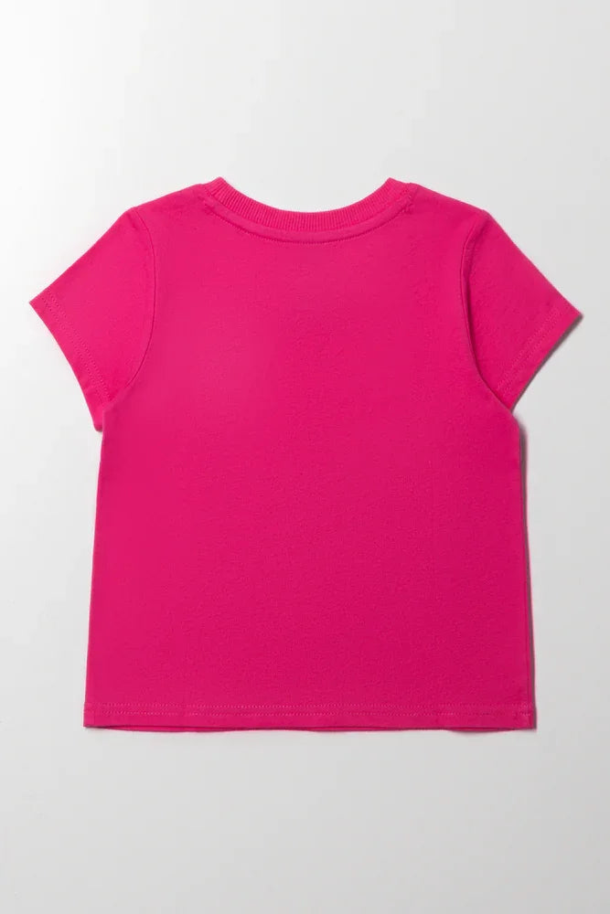 Short Sleeve T-Shirt Pink (2)