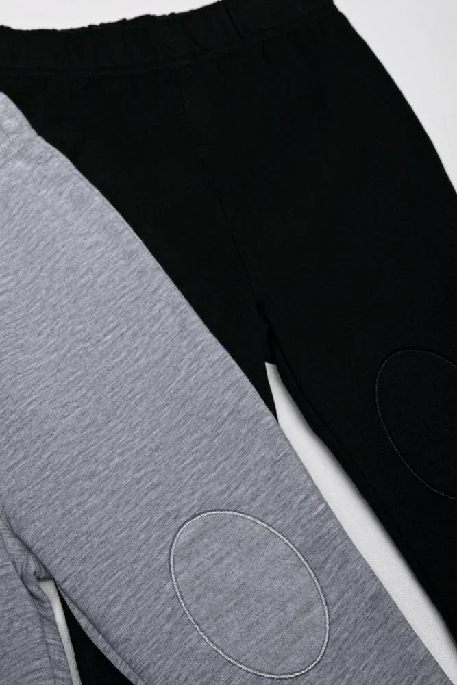 2 Pack Leggings Black And Grey
