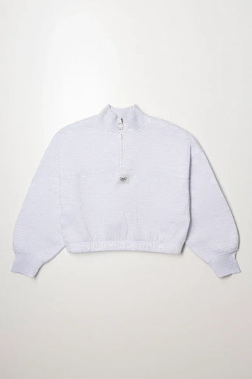 Quarter Zip Tracktop Grey