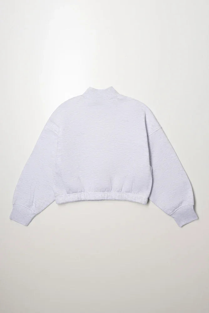Quarter Zip Tracktop Grey (2)