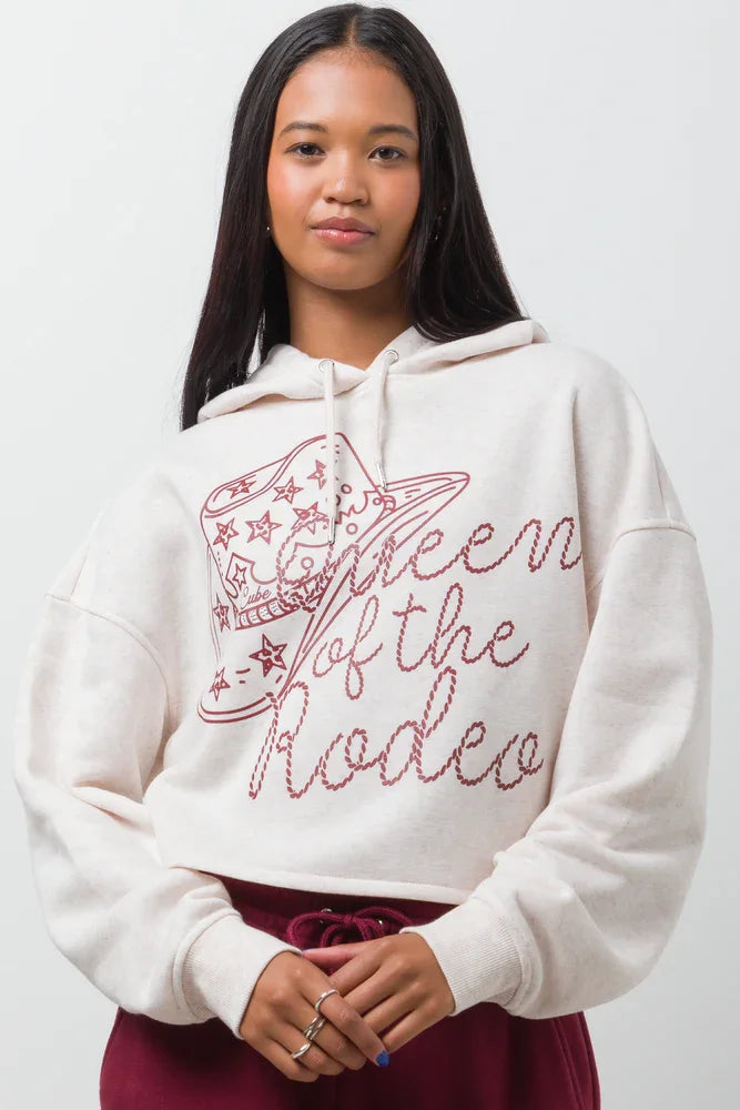Crop Hoodie Natural