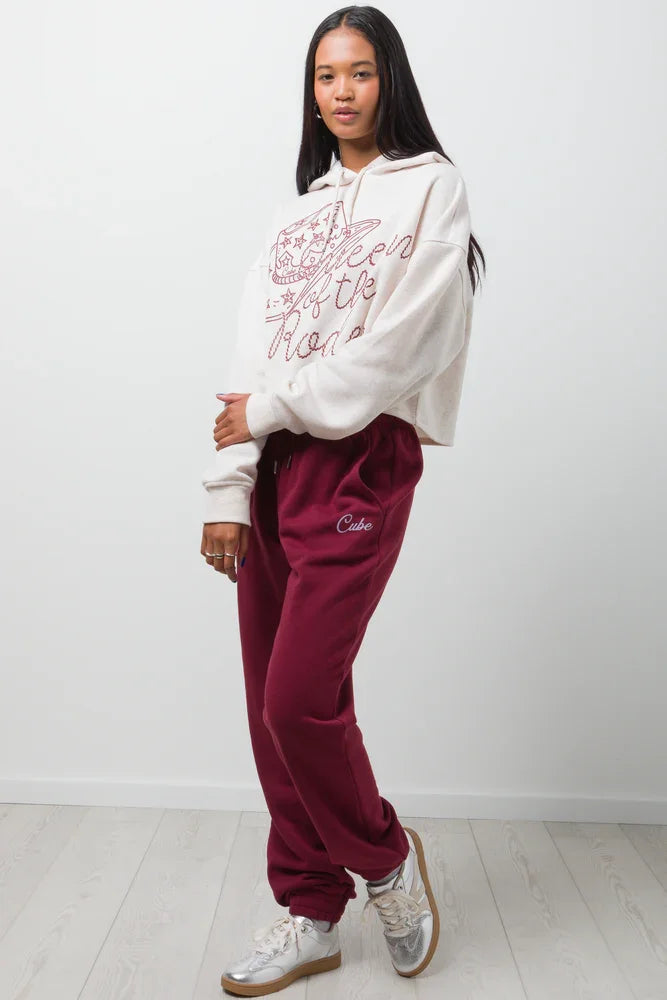 Crop Hoodie Natural