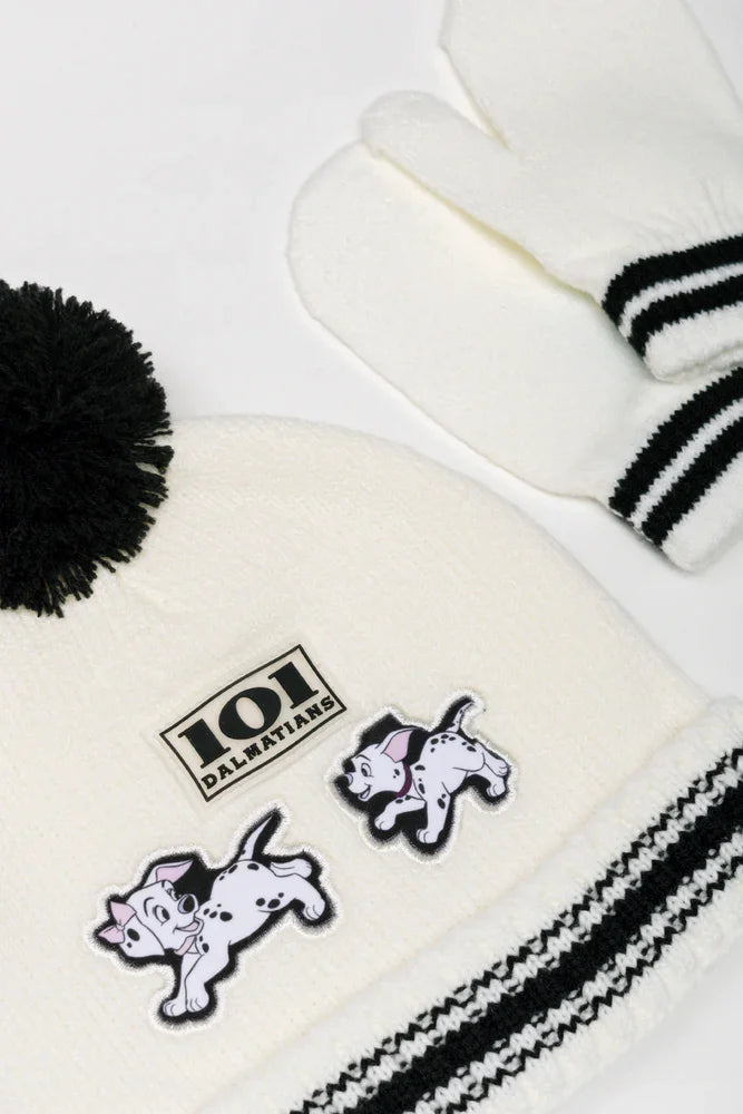 Beanie And Mittens Set Light Blue (1)