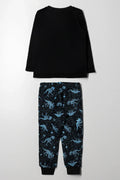 Dino Long Sleeve Pyjamas Black (3)