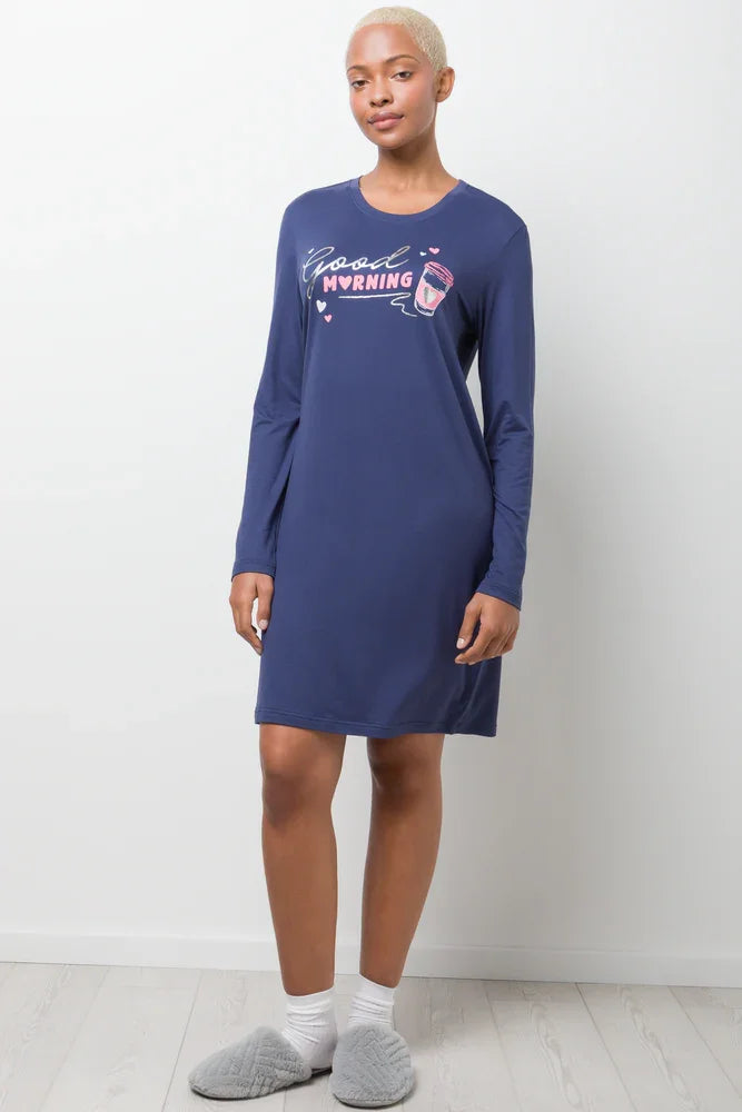 Good Morning Sleepshirt Navy
