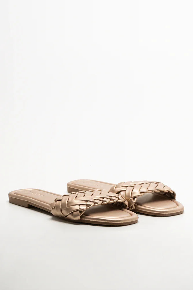 Weave Mule Sandal Natural