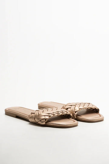 Weave Mule Sandal Natural