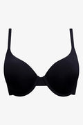 2 Pack Smooth Bonded Wing T-Shirt Bras Black And Natural (2)