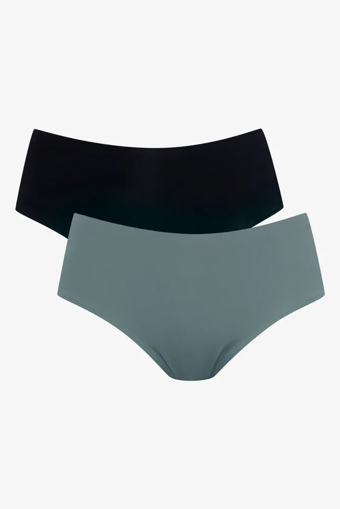 2 Pack Bonded Boylegs Green And Black