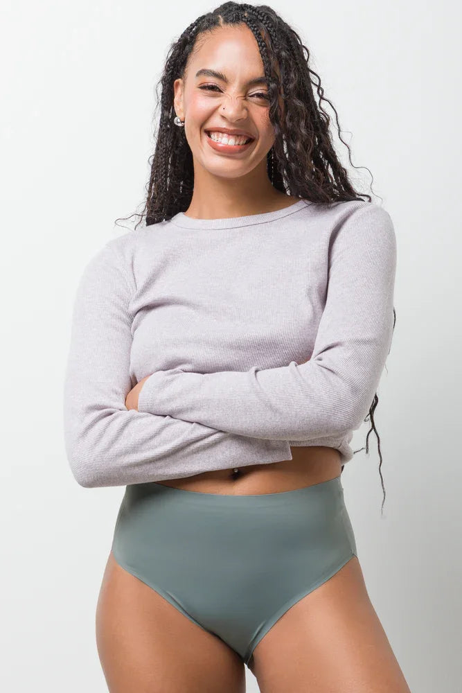 2 Pack Bonded Briefs Green And Black