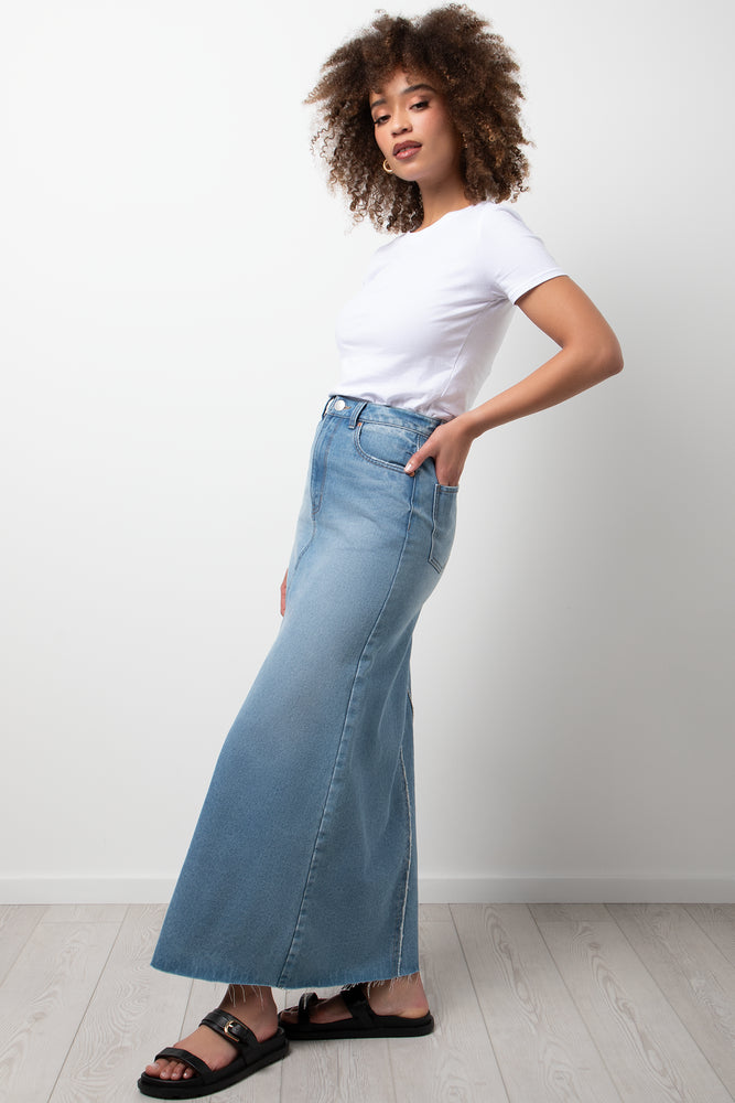 Crew Neck Short Sleeve Fitted T-Shirt White