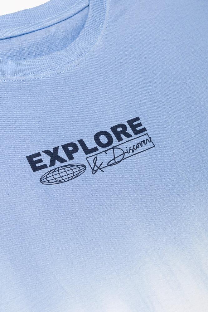 Ombre T-Shirt Blue