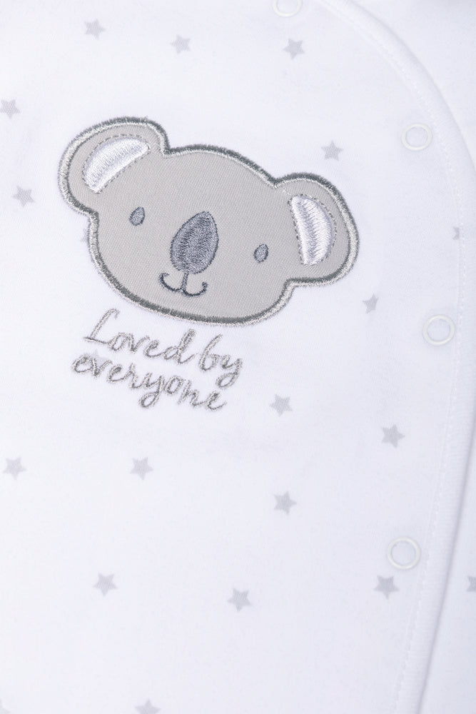 Koala Babygrow White