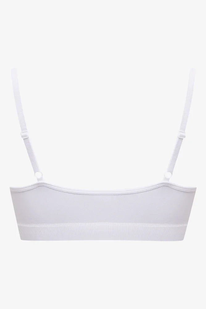 2 Pack Seamfree Bras White (3)