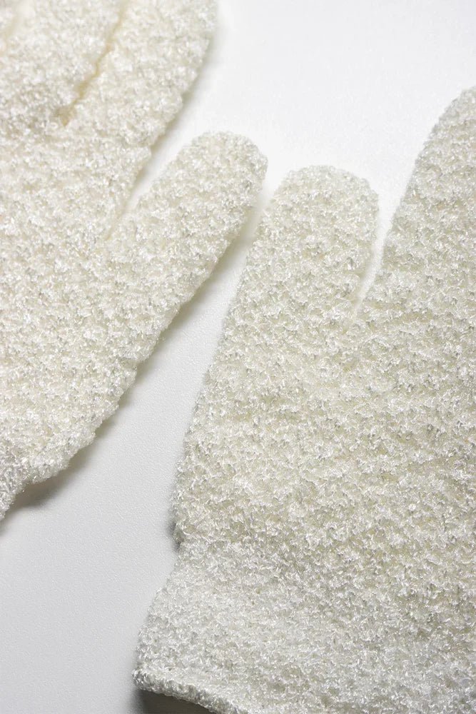 Bath Gloves Cream