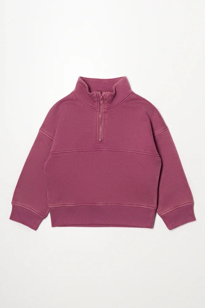 Quarter Zip Tracktop Burgundy