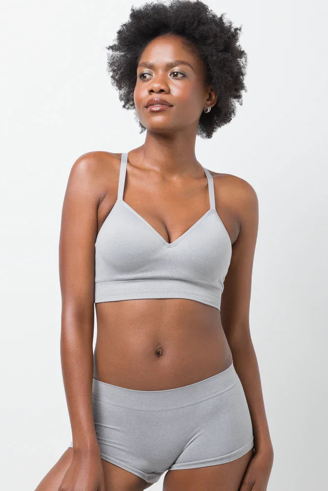 Seamfree Bralette Grey