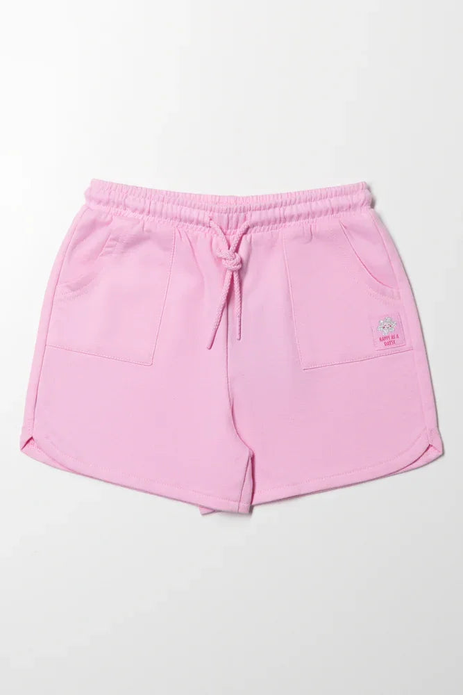 Fleece Shorts Pink