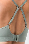 Seamfree Bralette Green (2)