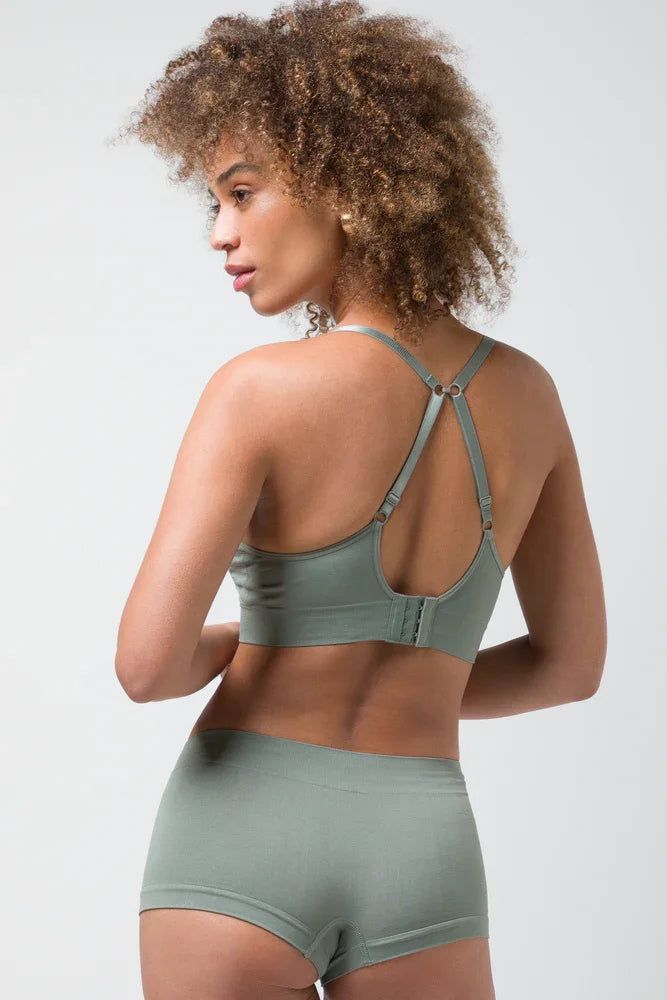 Seamfree Bralette Green (4)