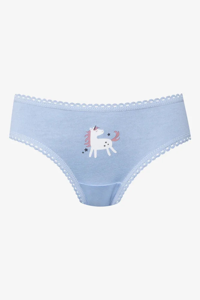 7 Pack Unicorn Bikini Panties Multi (7)