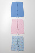 3 Pack Cycle Shorts Blue And Pink (2)