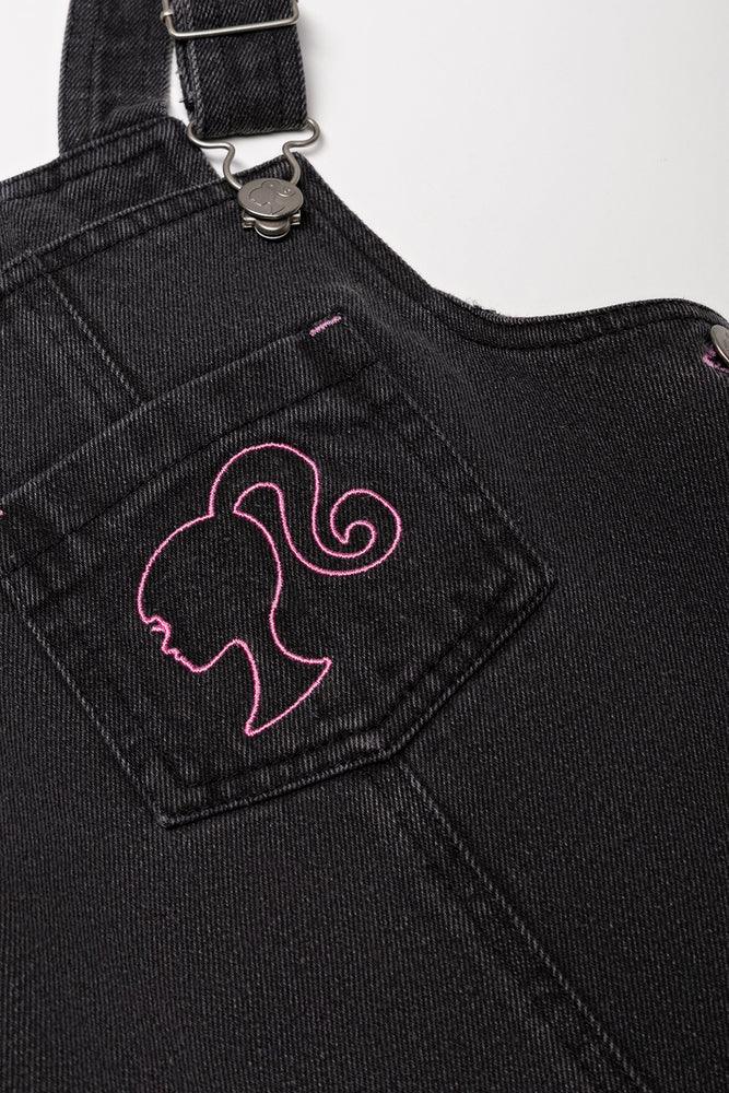 Barbie Denim Pinafore Black