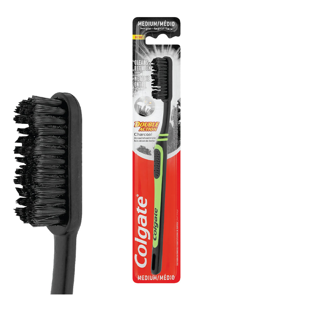 Colgate Double Action Charcoal Toothbrush