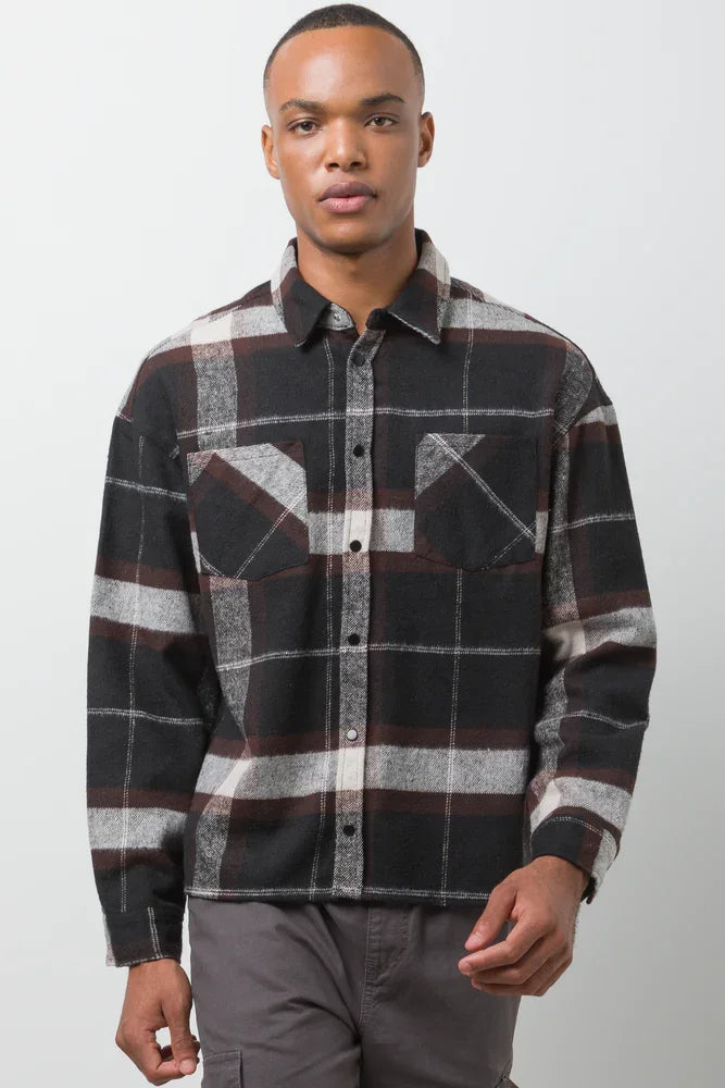 Flannel Shirt Brown