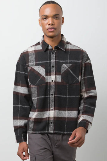Flannel Shirt Brown
