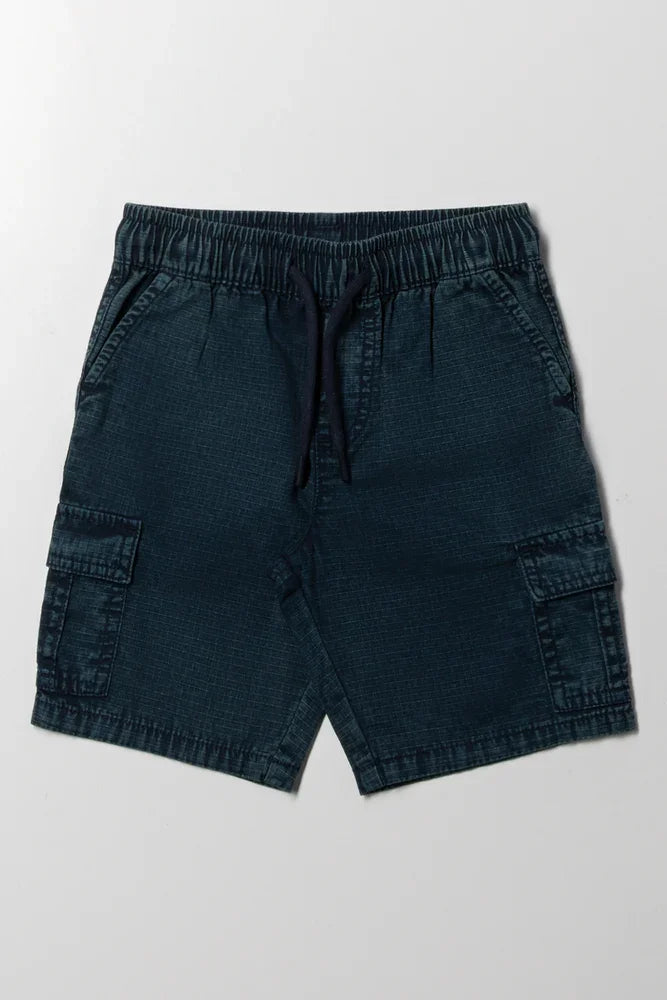 Cargo Pull On Shorts Navy