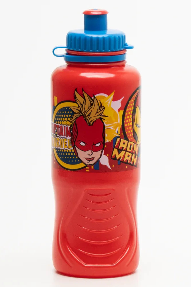 Avengers Sports Bottle 400ml Red