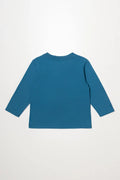 Bear Long Sleeve T-Shirt Teal (2)