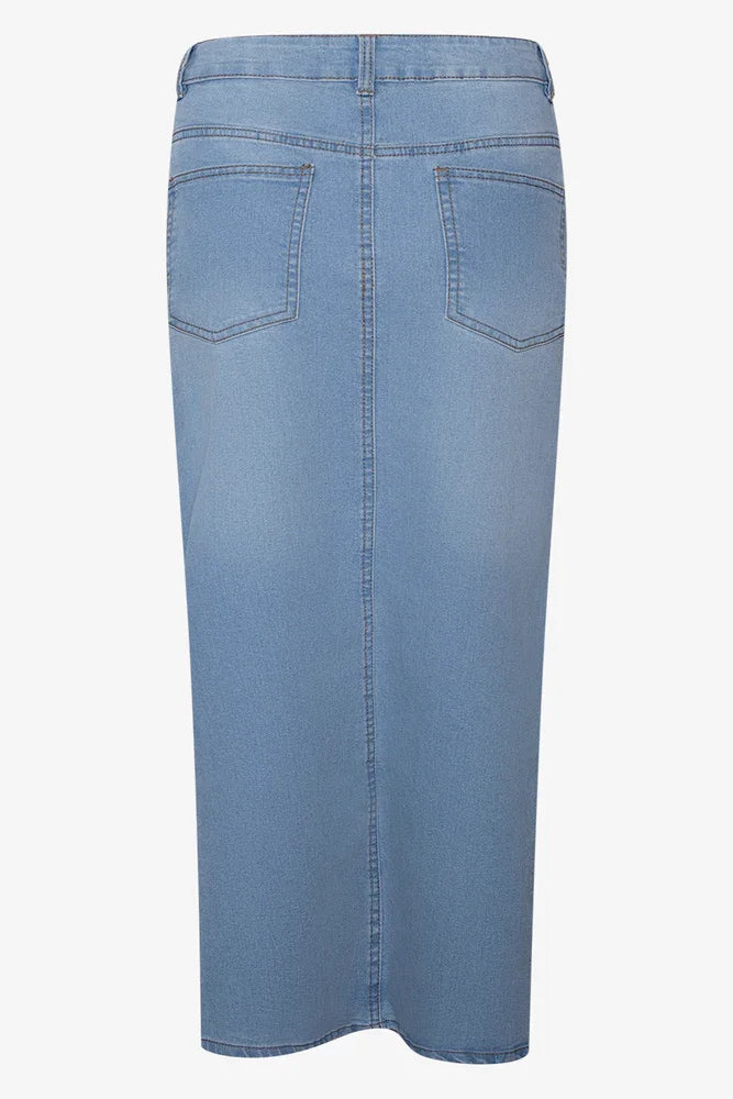 Maxi Denim Skirt Blue