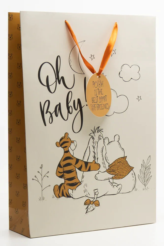 Winnie The Pooh Gift Bag Yellow