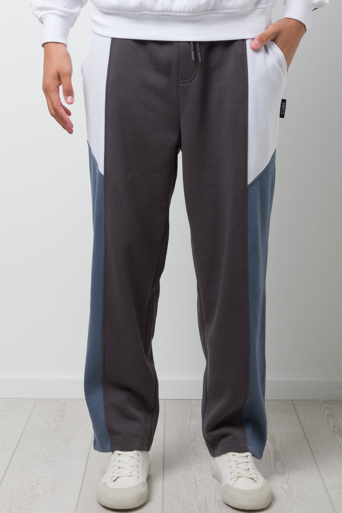 Straight Leg Cargo Jogger Trackpants Dark Grey