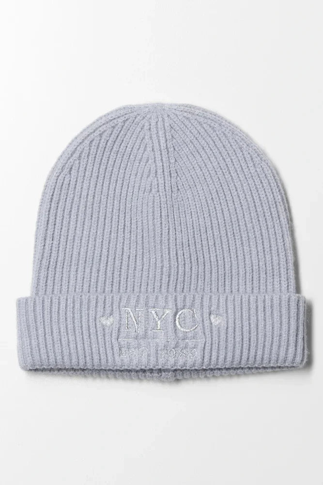 NYC Beanie Light Blue