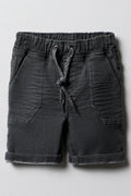 Denim Shorts Charcoal