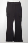 Cargo Flare Leggings Charcoal