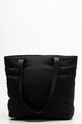 Large Puffer Tote Bag Black (2)